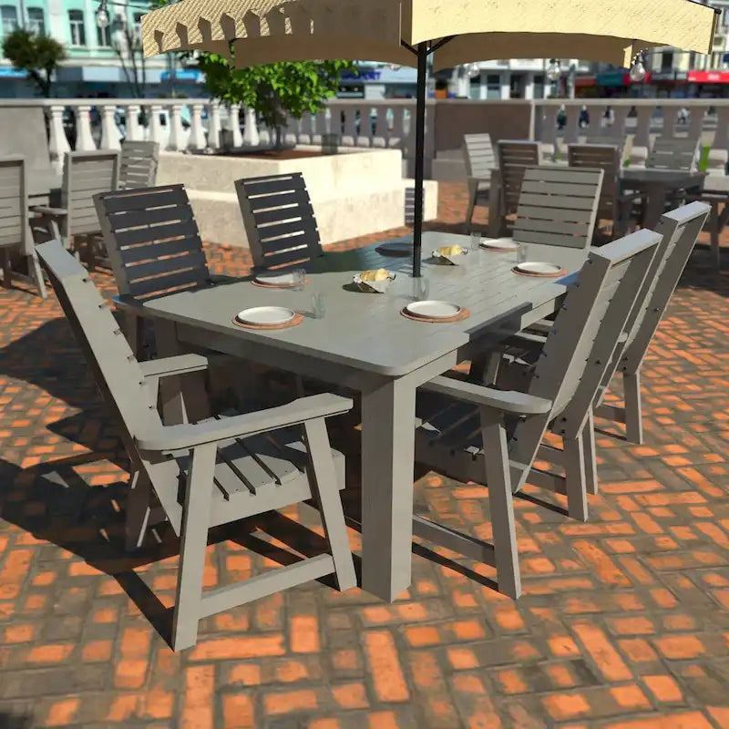 Set da pranzo da esterno HIGHWOOD PROFESSIONAL da 7 pezzi, 42x72