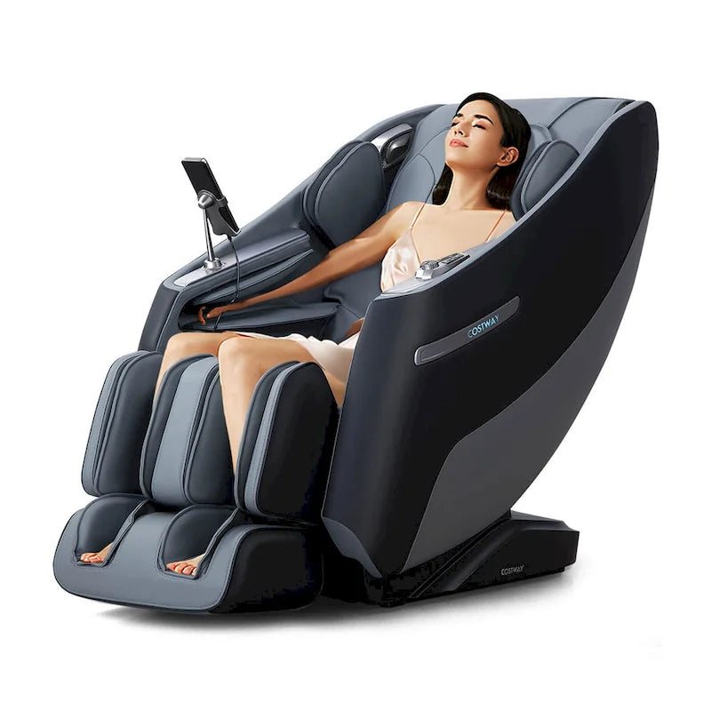 Costway Zero Gravity SL Track Full Body Massage Chair with Waist