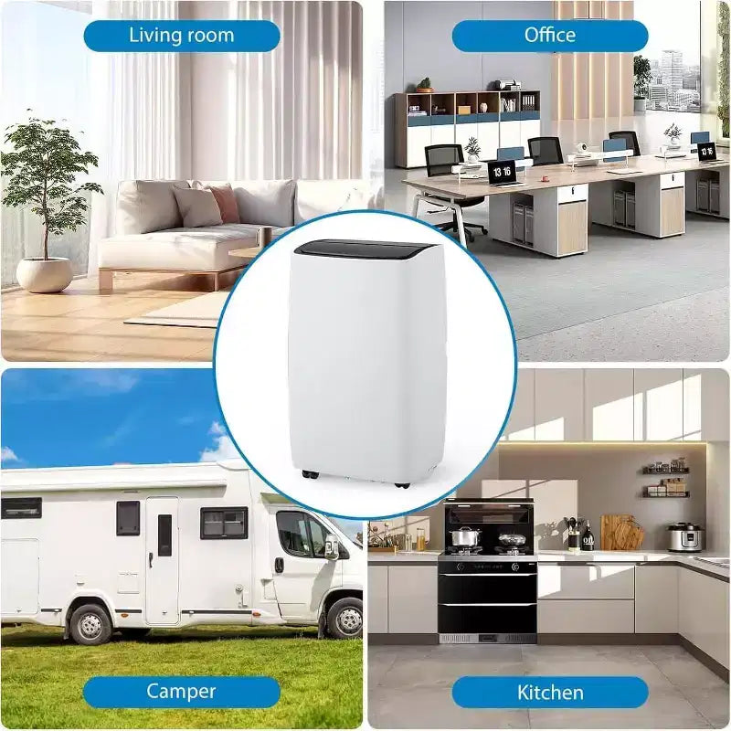 Condizionatore portatile da 12.000 BTU per 550 piedi quadrati, unità 3-in-1 con modalità raffreddamento/deumidificazione/ventilazione