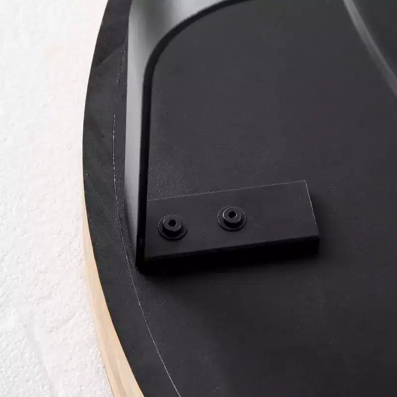 Tavolino da Caffè Retrò con Piano Ribaltabile e Gambe in Metallo, Elegante Tavolino per Soggiorno, Tavolino Rotondo, Capacità 100 kg, Arredamento Casa