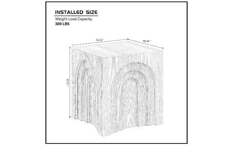 Tavolino quadrato moderno, tavolino imitazione legno massello in MDF, tavolino da salotto piccolo, comodino da camera da letto