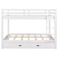 Letto a castello in legno Queen Size con letto estraibile per la camera dei bambini e l'appartamento
