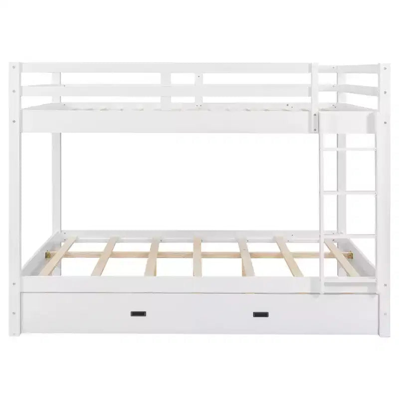 Letto a castello in legno Queen Size con letto estraibile per la camera dei bambini e l'appartamento