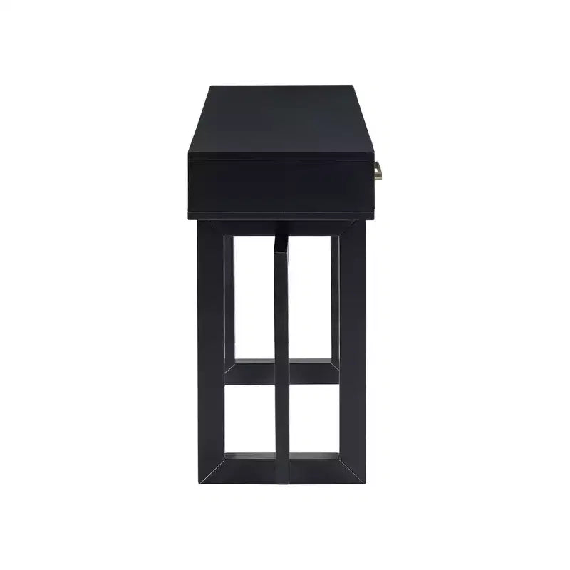 Consolle moderna con 3 cassetti in stile artistico, elegante tavolo da ingresso con gambe incrociate, tavoli da foyer per ingresso, soggiorno