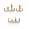 Mensola sospesa in acero da 14 pollici con staffa invisibile, perfetta come decorazione per bagno/camera da letto/cucina o come supporto per libri/piante, facile da installare.