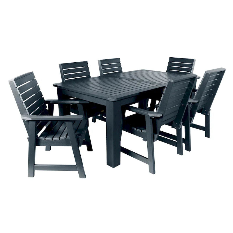Set da pranzo da esterno HIGHWOOD PROFESSIONAL da 7 pezzi, 42x72