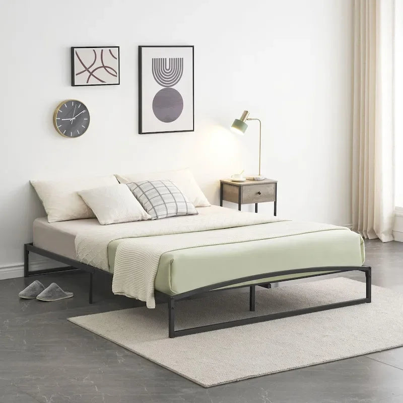 10 Inch Metal Platform Low Profile Bed Frame