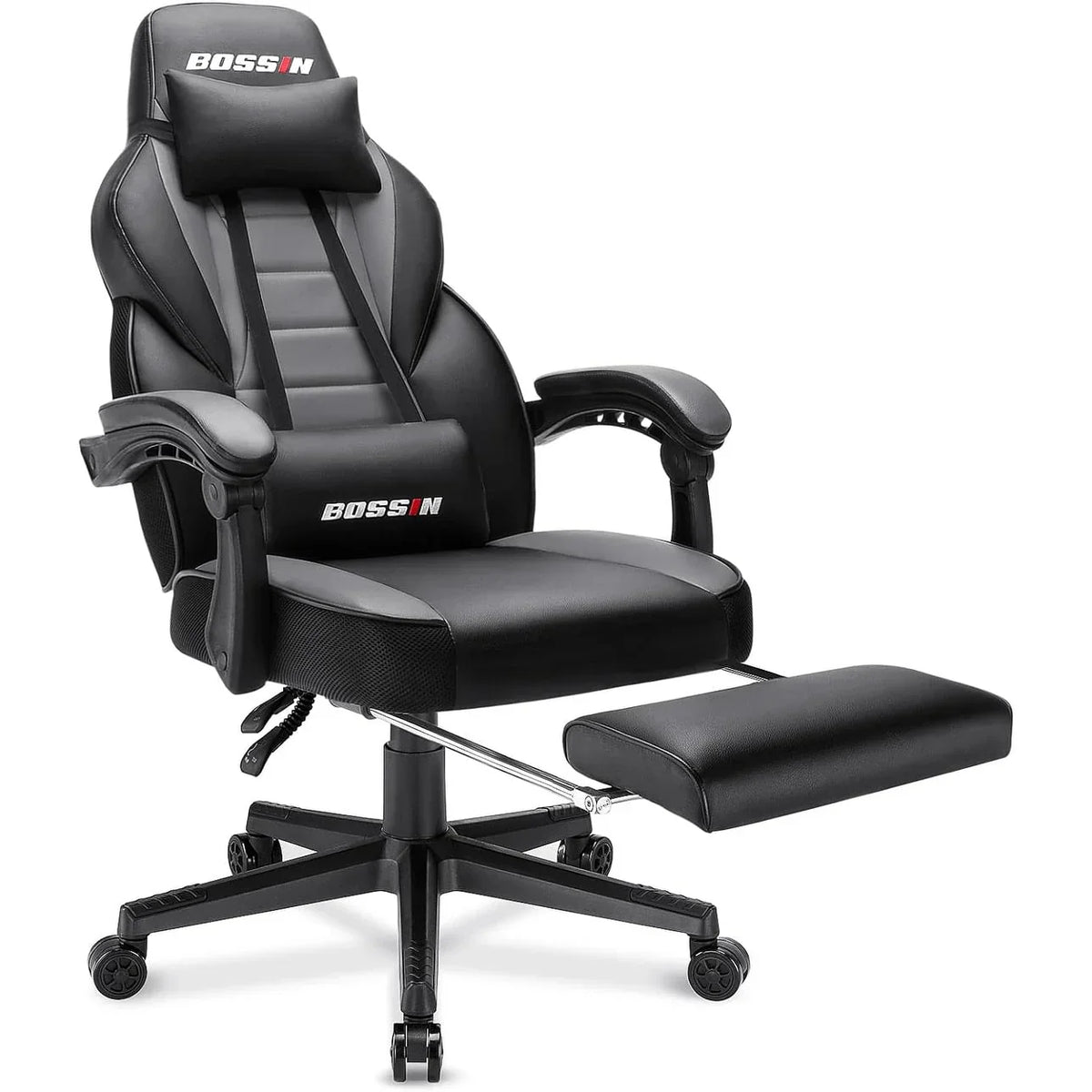 BOSSIN Racing Style Gaming Chair,300 lbs Big and Tall gamer chair High Back Computer Chair