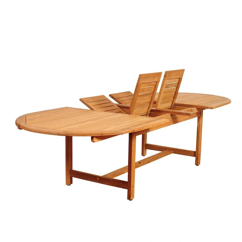 Set da pranzo da esterno allungabile Amazonia Teak Sessa, 13 pezzi - 13 pezzi