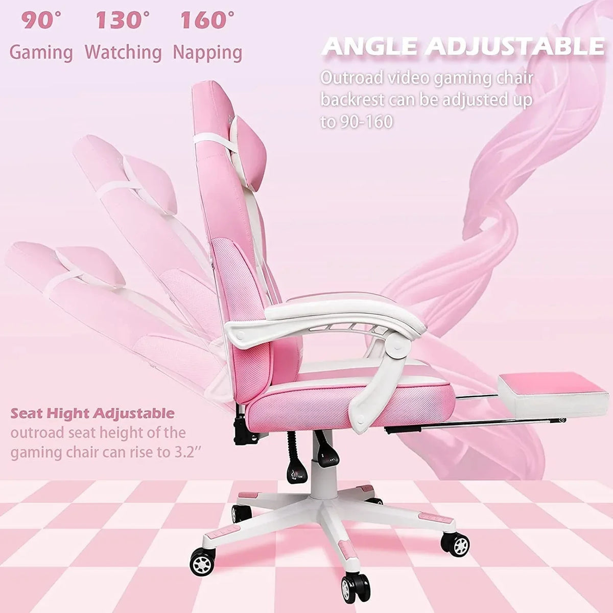 BOSSIN Racing Style Gaming Chair,300 lbs Big and Tall gamer chair High Back Computer Chair