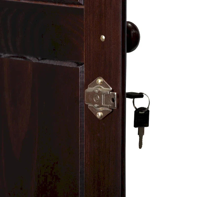 Flexibler Kleiderschrank aus 100 % Massivholz mit Metall- oder Holzknöpfen