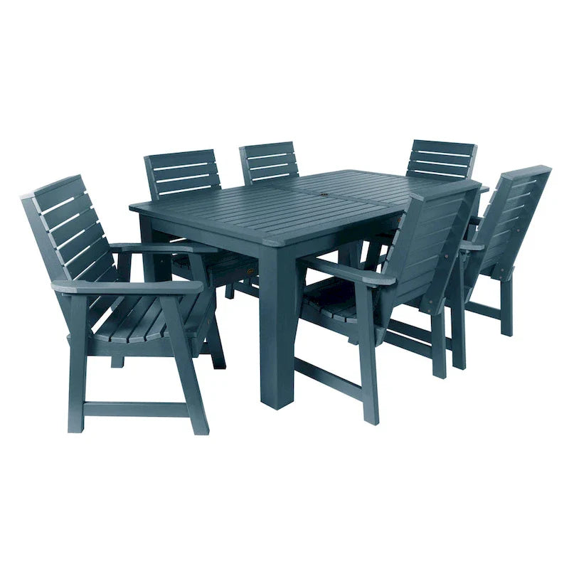 Set da pranzo da esterno HIGHWOOD PROFESSIONAL da 7 pezzi, 42x72