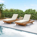 Christopher Knight Home – Michael Outdoor-Lounge-Set aus Akazienholz, 2-teilig