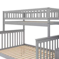 Letto a castello a scala singolo su piazza con contenitore