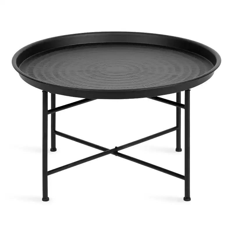 Tavolino da caffè rotondo in metallo Mahdavi