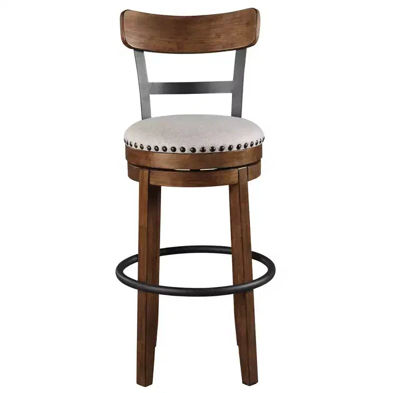 Sgabello da bar imbottito girevole Tall Valebeck