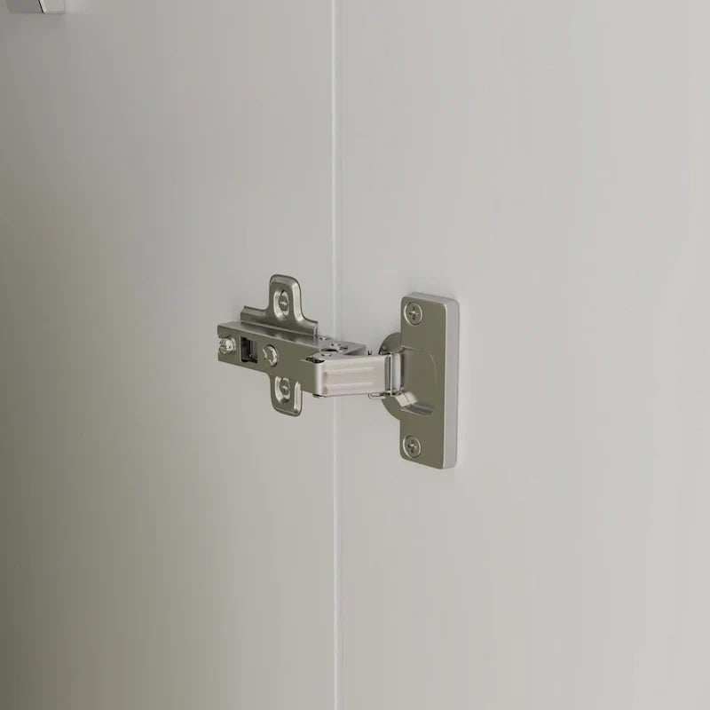 Armadio guardaroba a 2 ante, armadio indipendente per camera da letto con barra appendiabiti