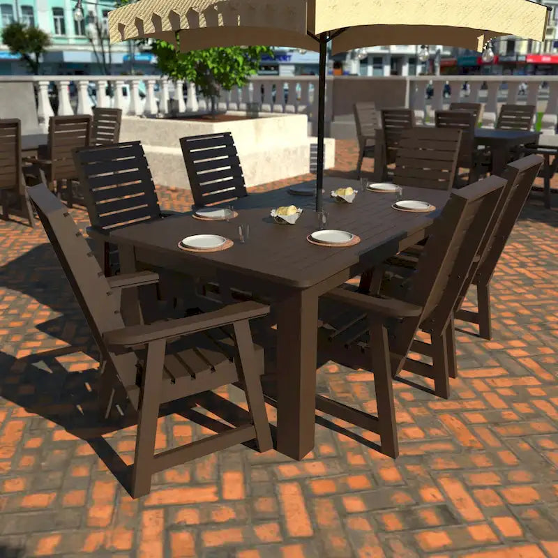 Set da pranzo da esterno HIGHWOOD PROFESSIONAL da 7 pezzi, 42x72