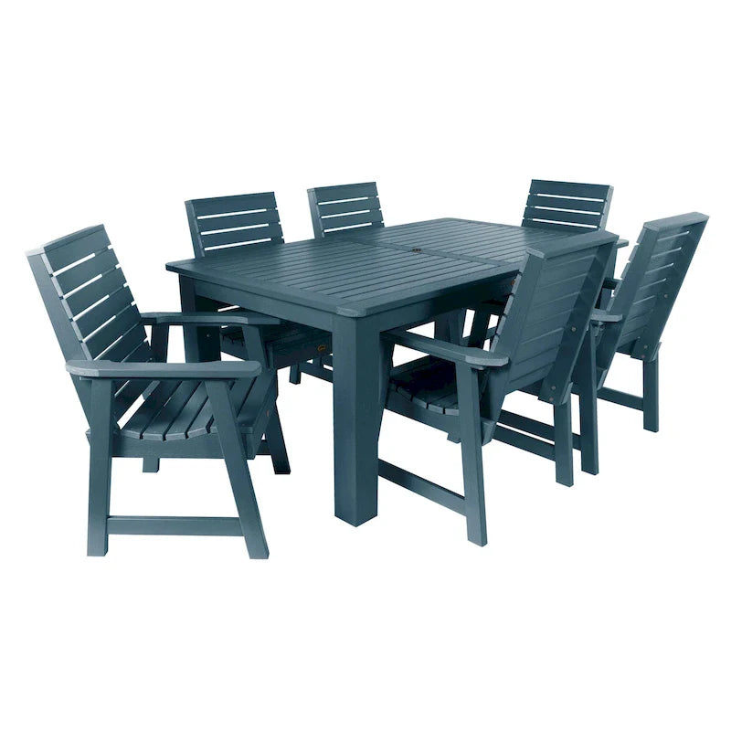 Set da pranzo da esterno HIGHWOOD PROFESSIONAL da 7 pezzi, 42x72