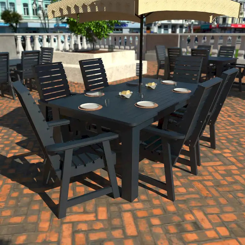 Set da pranzo da esterno HIGHWOOD PROFESSIONAL da 7 pezzi, 42x72