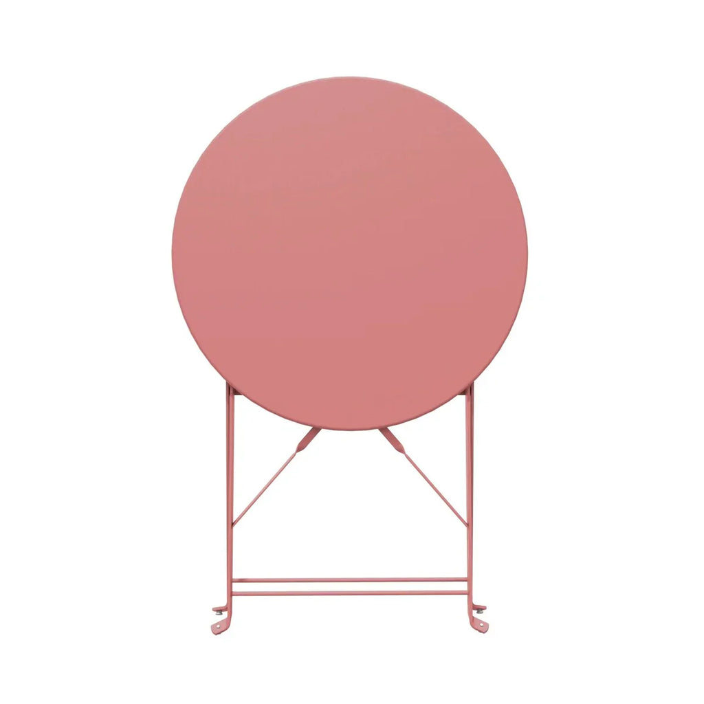3-teiliges klappbares Bistro-Set aus Metall, wetterbeständiges Outdoor-/Indoor-Sitzset für Terrasse, Hof und Garten