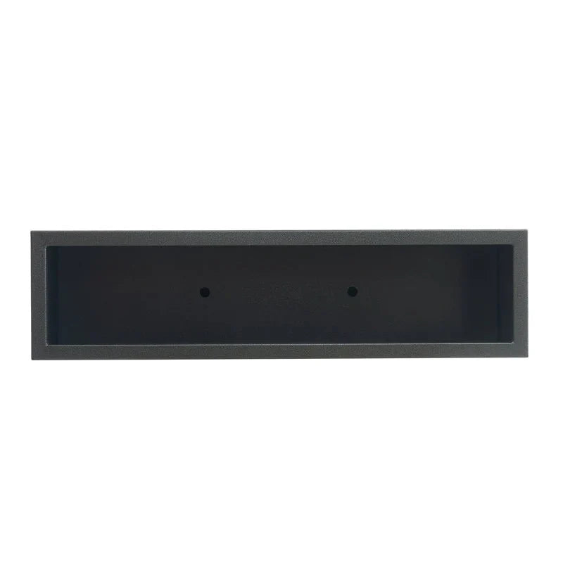Zware metalen plantenbak voor buitenplanten, hoge en lange metalen plantenbak met scheidingswand van 38Lx10Wx30H inch - 38x30x10