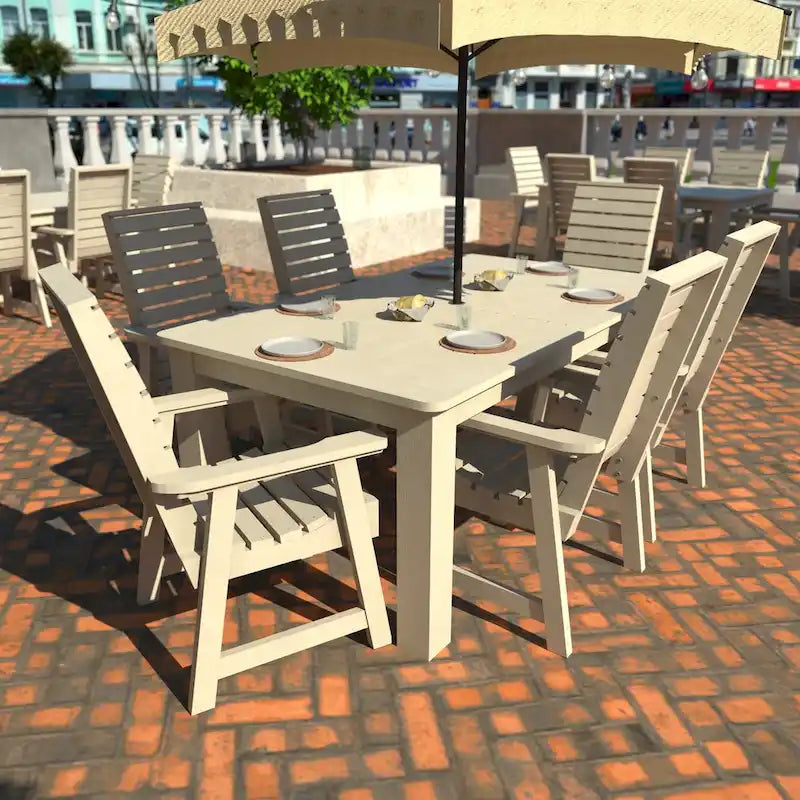 Set da pranzo da esterno HIGHWOOD PROFESSIONAL da 7 pezzi, 42x72