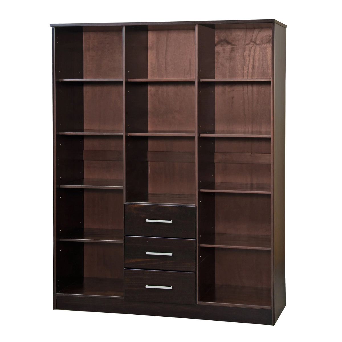 Palace Imports Cosmo, ormar s 3 vrata od 100% punog drva, s vratima od punog drva ili zrcalima