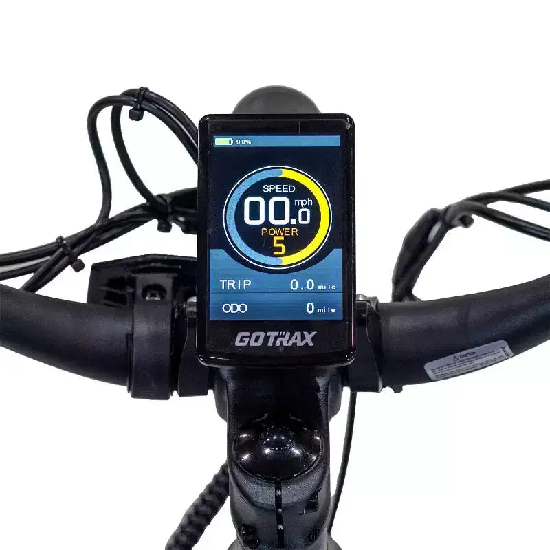 GOTRAX Fat-Tire-Elektro-Hybridfahrrad für Erwachsene, 26 Zoll, Tiefeinstieg – Grün