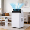 Condizionatore GustoWave da 14000 BTU con telecomando, unità portatile per ambienti fino a 750 piedi quadrati, bianco/nero