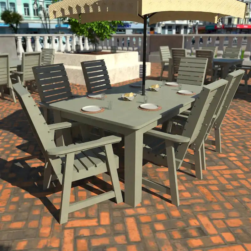 Set da pranzo da esterno HIGHWOOD PROFESSIONAL da 7 pezzi, 42x72