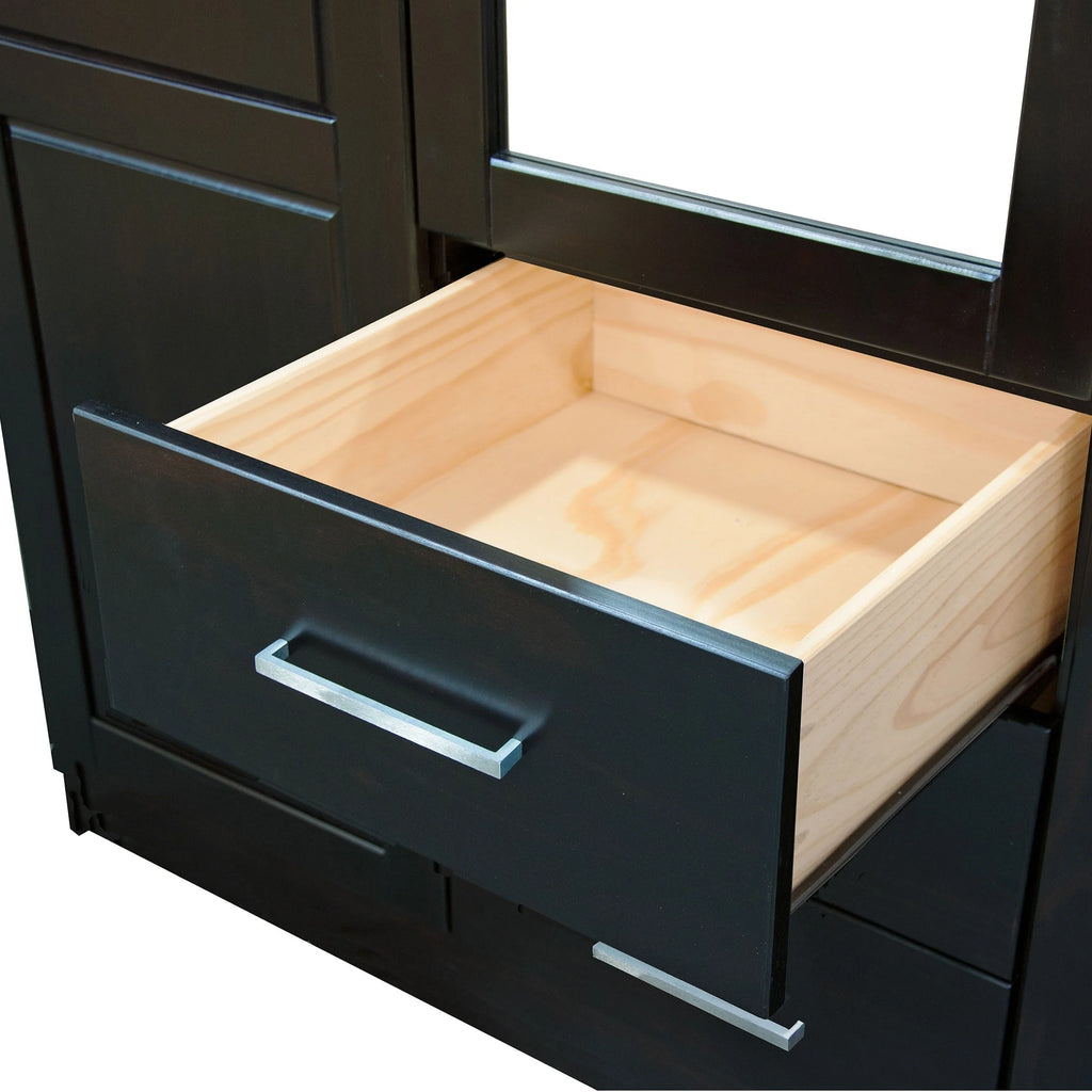 Palace Imports Cosmo, ormar s 3 vrata od 100% punog drva, s vratima od punog drva ili zrcalima